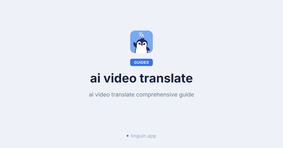 KI-Videoübersetzung für globale Kommunikation