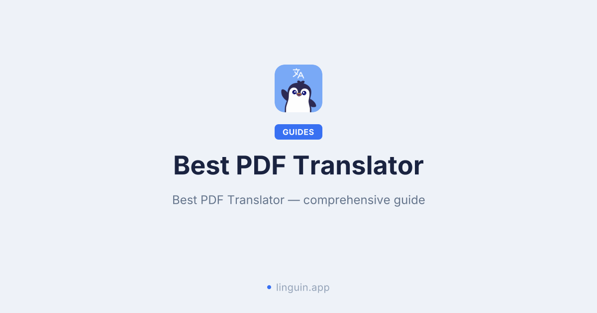 Unlock Global Documents: Finding the Best PDF Translator
