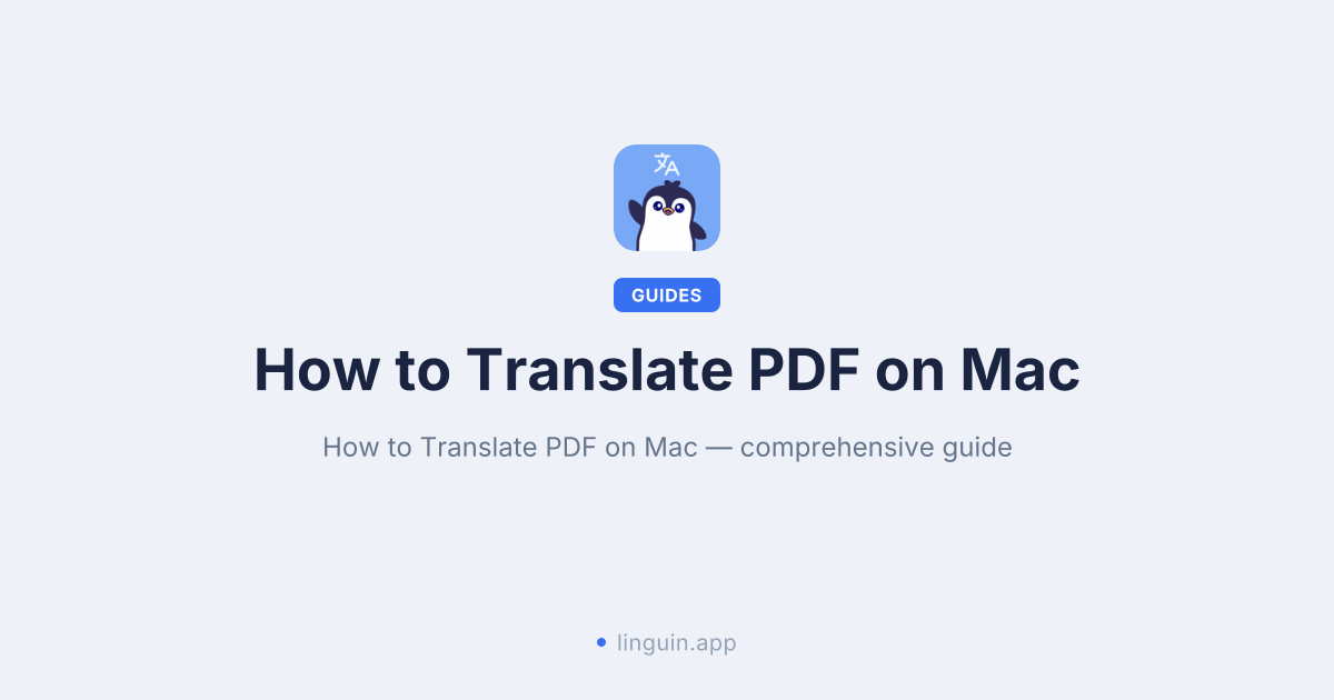 Unlock Global Documents: Your Ultimate Guide to Translating PDFs on Mac