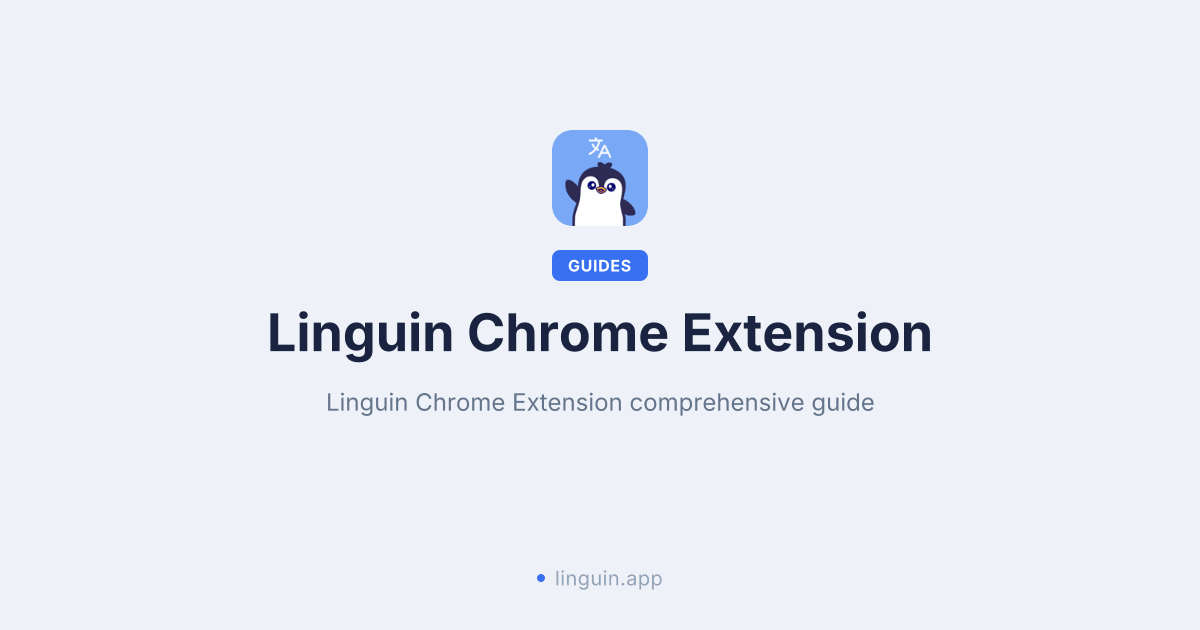 Übersetzen Sie jede Website mit der Linguin Chrome-Erweiterung